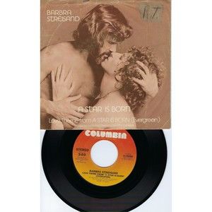 Barbra Streisand 45 W/PS Love Theme A Star Is Born/I Believe In Love G/VG+ Pop